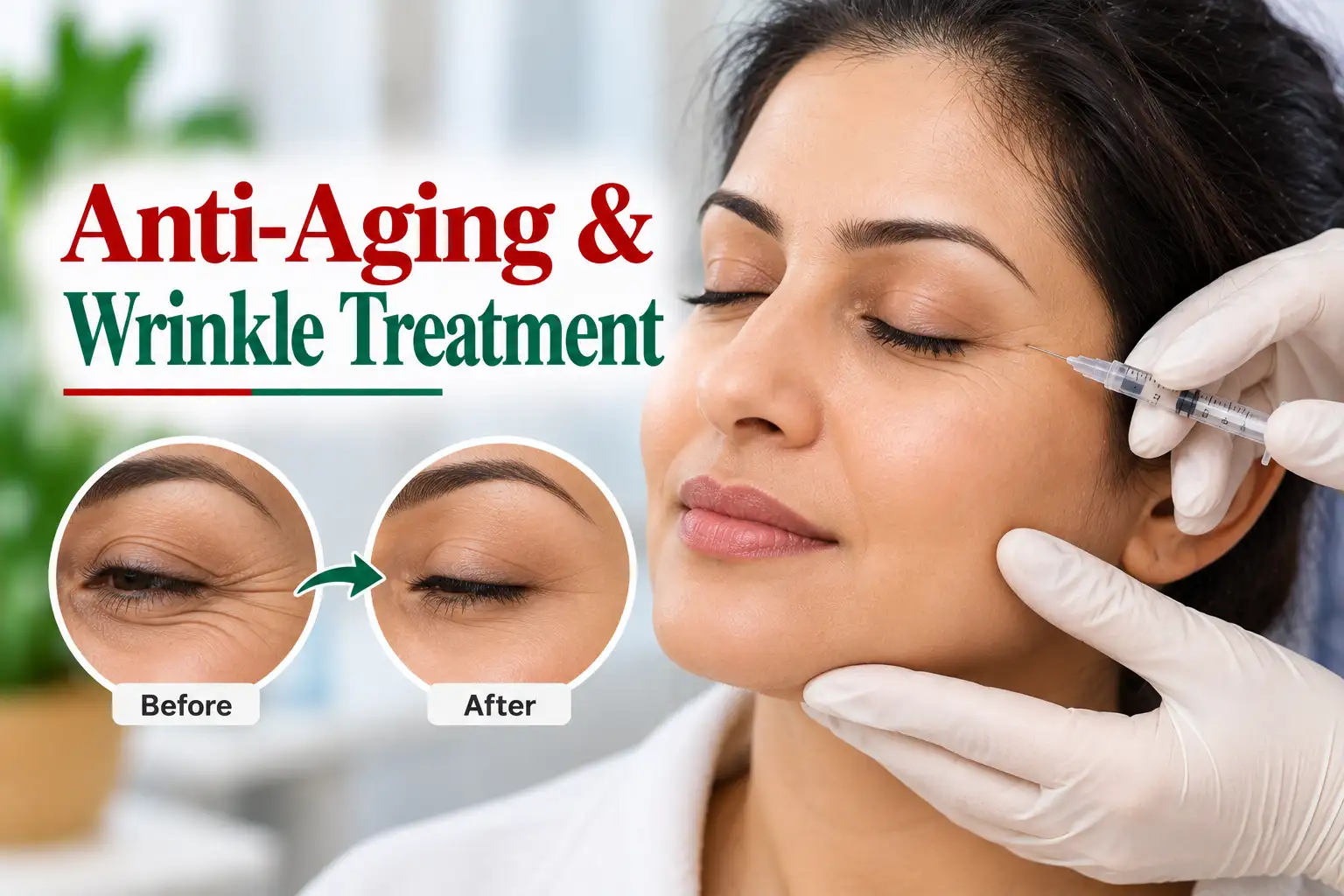 Anti-Aging & Wrinkle Treatment at DTC Skin Clinic
